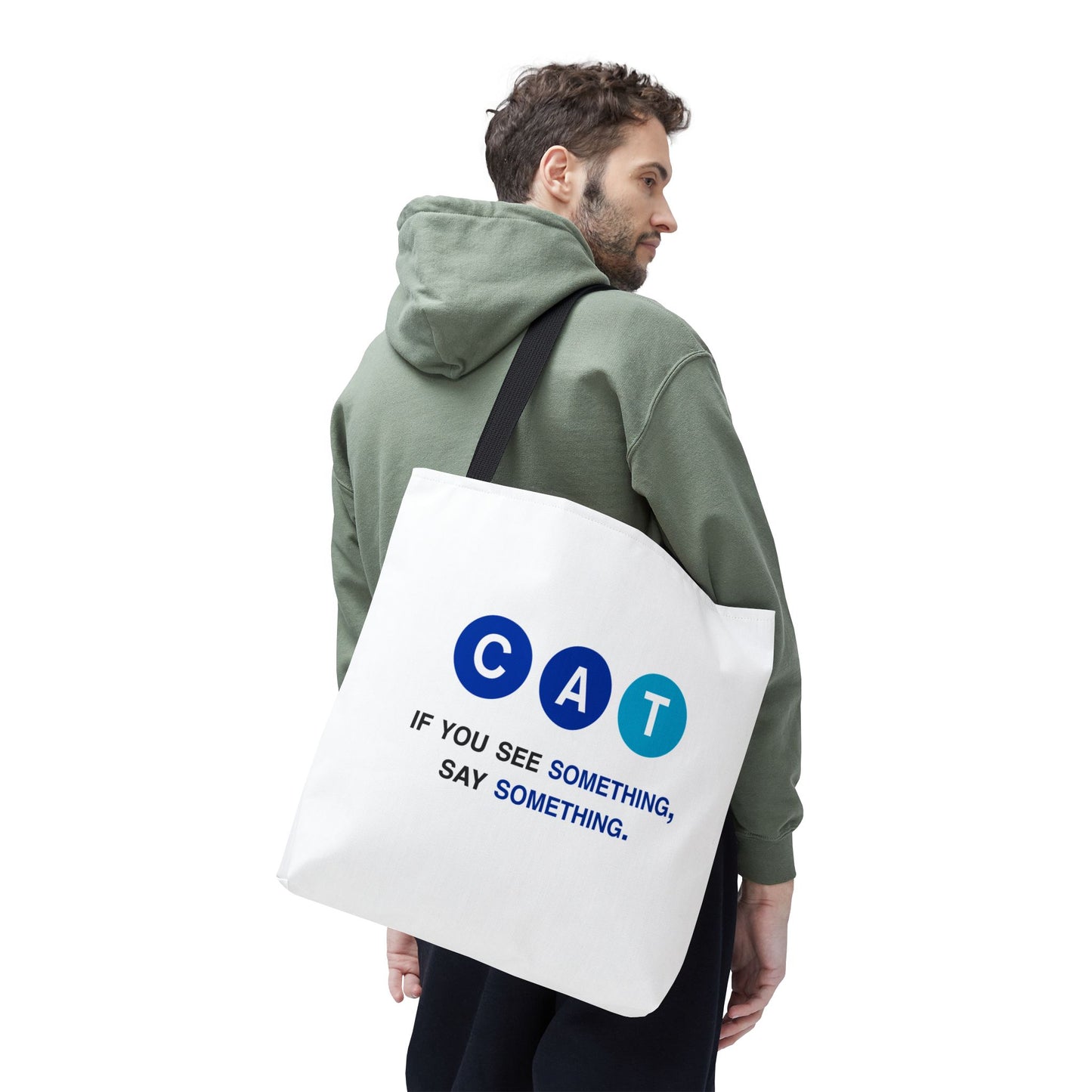 Say Something Tote Bag