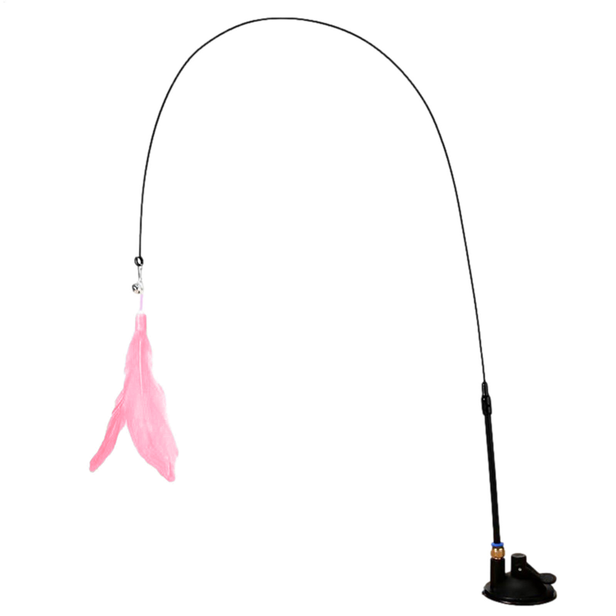 Feather Toy with Suction Cup