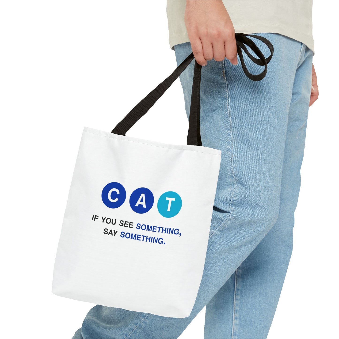 Say Something Tote Bag
