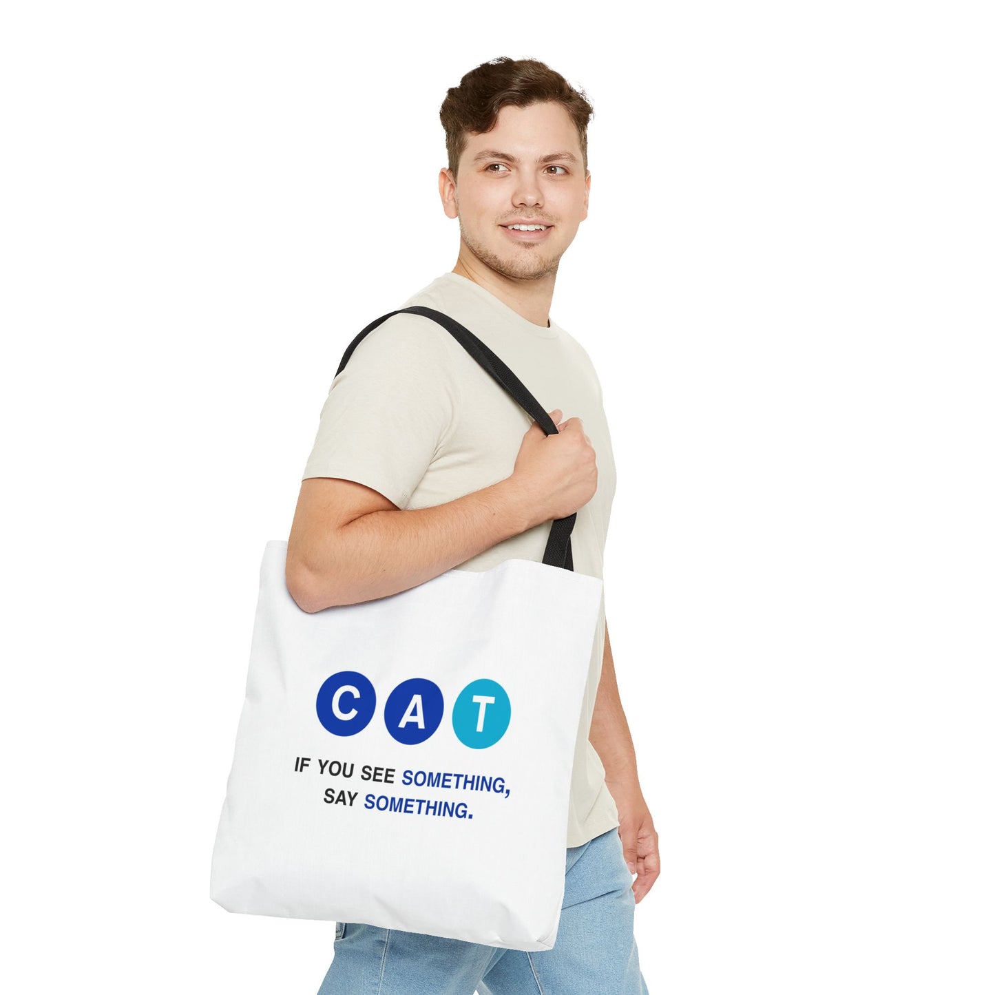 Say Something Tote Bag