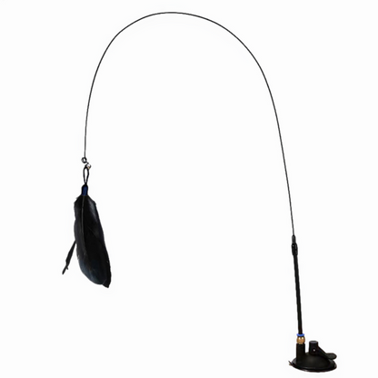 Feather Toy with Suction Cup